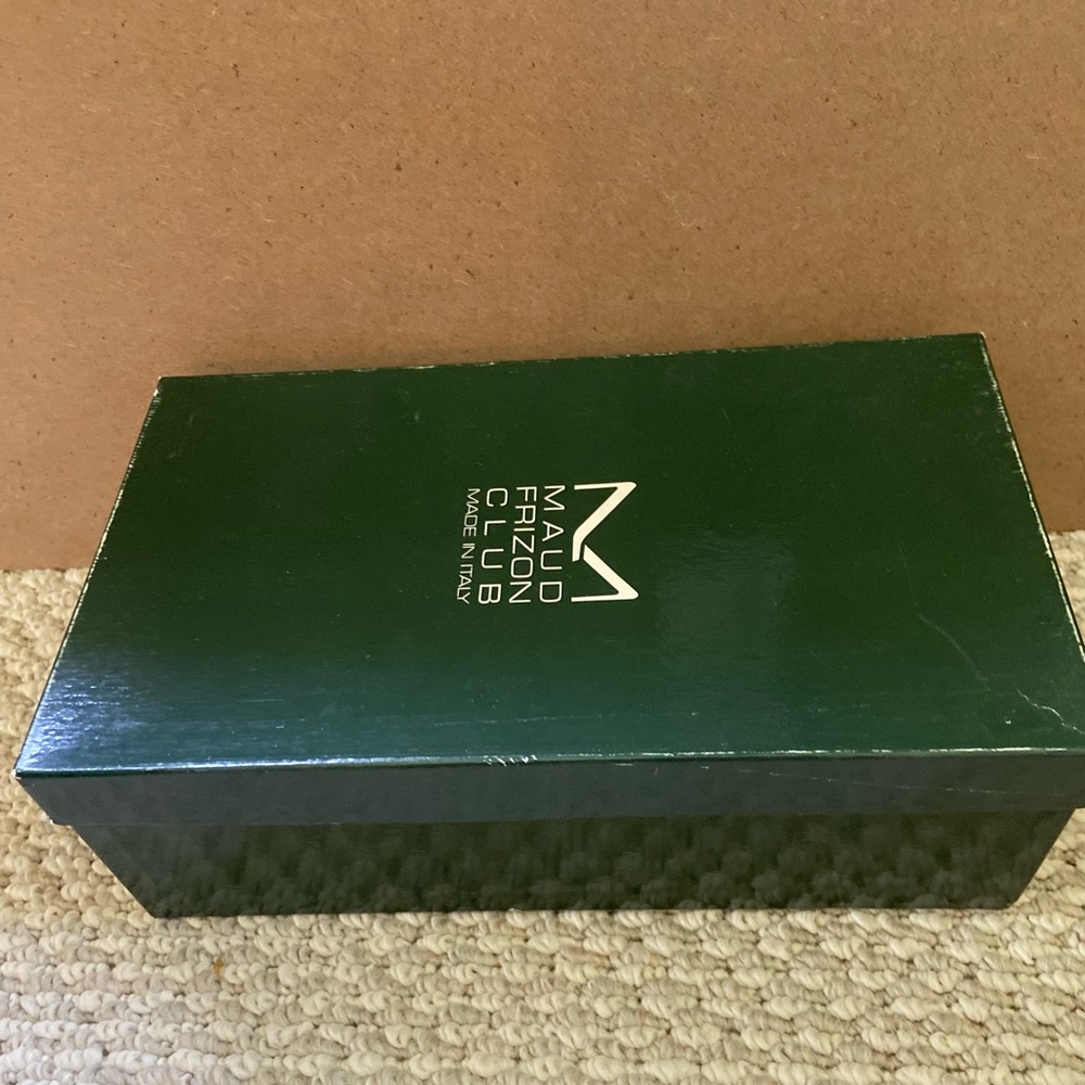 Vintage 80s Maud Frizon Club colorblock flats shoes 37/6.5 with box - Picture 8 of 10